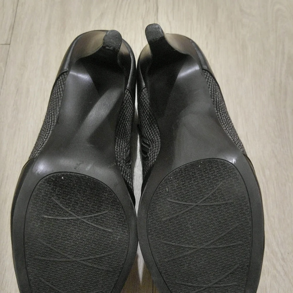 IMPO Brown Leather/Textile Side Zip Lace Up Sz 7.5 - Picture 5 of 7